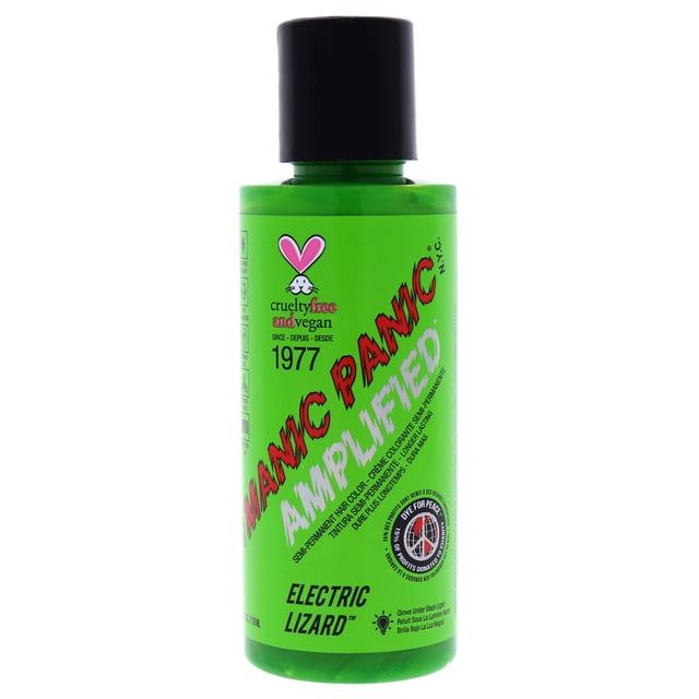 Manic Panic Color de pelo Color de cabello amplificado - Lagarto eléctrico 4 oz Manic Panic Manic Panic Color de pelo 4 oz