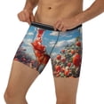 thumbnail image 3 of Xecao Tomato Field Bottle Print Boxer Briefs for Men's Stretch Moisture-Wicking Underwear, Mid-Rise Classics breathable fabric, 3 of 7