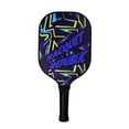 thumbnail image 1 of Pickleball 1 Paddle Durable Glass Fibre Composition + Pp Honeycomb Core, Cold Pressed Racket With Cover - For Beginners, 1 of 5