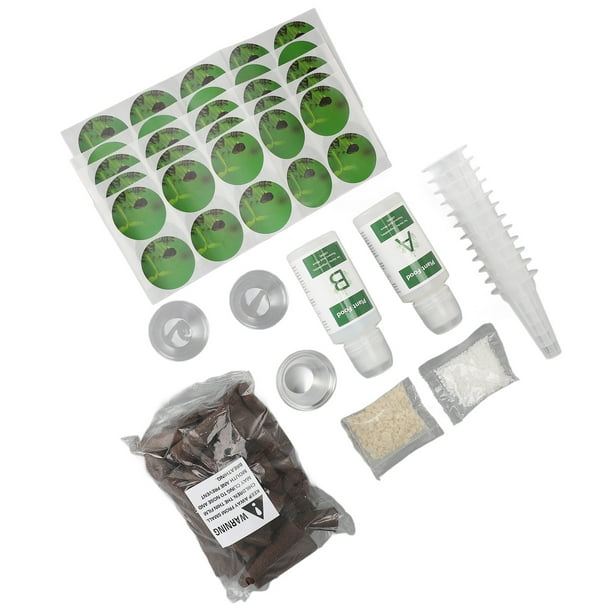 Alimentos Food Hydroponic, sistema de cultivo hidropónico Castos de cultivo hidropónico ecológico 100 ml una botella con etiqueta de vina para la agricultura