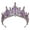 H229 BlackPurpleAB, variant on KMVEXO Baroque Luxury Big Water Drop Crystal Opal Tiara For Women Girls Wedding Bridal Birthday Party Crown Hair Dress Accessory