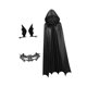thumbnail image 3 of Capa larga de Halloween para cosplay, eventos, espectáculos, fiestas temáticas y juegos de rol., 3 of 8