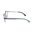 thumbnail image 4 of HURLEY HMO121 EYEGLASS FRAME/GLASSES STAINLESS STEEL LARGE LENSES FULL-RIM SLEEK, 4 of 9
