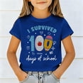thumbnail image 4 of UACY 100 Days of School Shirt for Kids Boys Girls Funny 100th Day of School Toddler Graphic Short Sleeve T-Shirt, 4 of 6