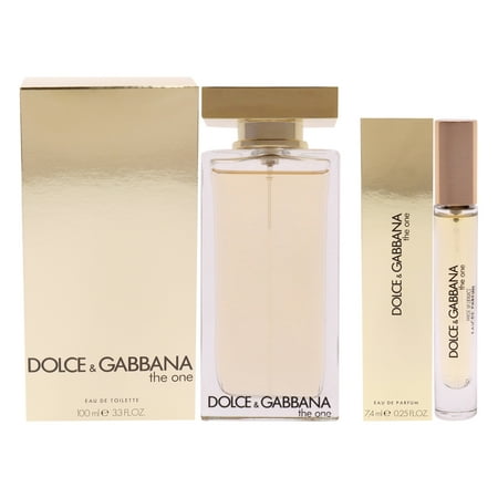 Dolce and Gabbana The One 2 Pc Kit - 3.3oz EDT Spray, 0.25oz EDP Spray (Mini)