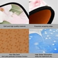 thumbnail image 2 of Peony Flowers Pink Kitchen Rugs Set of 2 Non Slip Floor Foam Mat Cushioned Soft Waterproof Carpet Runner for Dining Room Laundry, 2 of 7
