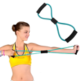 thumbnail image 1 of Fashion Yoga Exercise Resistance Band Elastic Training Fitness Tube (Green), 1 of 4