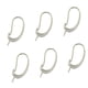 thumbnail image 1 of Ganchos del pendiente 6pcs Exquisita Rodio Sobre Latón Francés Ganchos Resultados Del Pendiente De La Joyería De DIY, 1 of 3