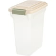 thumbnail image 1 of IRIS USA 5.7 kg (12.5 lb) Premium Airtight Pet Food Storage Container, Almond, 1 Pack, 1 of 5