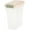 Clear/White, variant on IRIS USA 13 Lbs / 15 Qt WeatherPro Airtight Pet Food Storage Container, for Dog Cat Bird and Other Pet Food Storage Bin, Pet Supplies, Keep Fresh, BPA Free, Clear/Almond