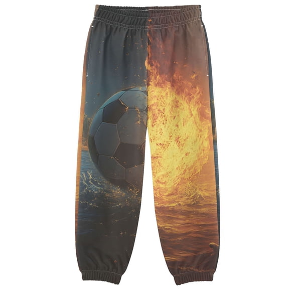 joogoo Football Burning Boys' Sweatpants Jogger Pants 5-6Y