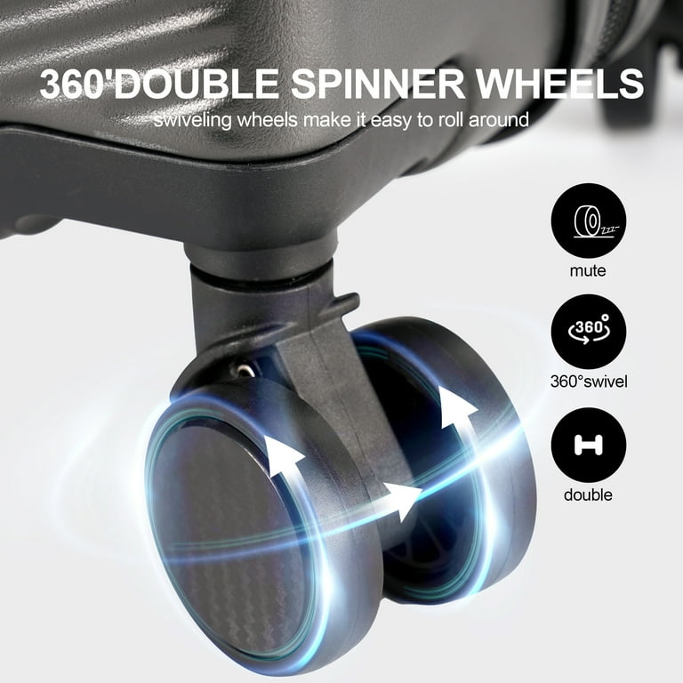 Ginza Travel Hardshell 3 Piece Luggage Sets, Carry On & Checked