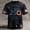 Black-1, variant on Men's 250 Anniversary Usa Flag Print 4th of July Shirt 250th Anniversary USA Shirt, United States Marine Corps 250th Birthday Seal T-Shirt