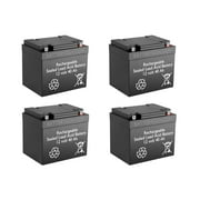 BatteryGuy BG-12400NB 12V 40Ah Haze Batteries HZS12-44 replacement 12V 40Ah battery - BatteryGuy brand equivalent qty of 4