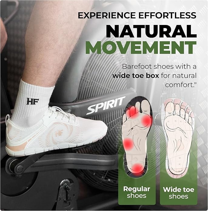 HF Active Barefoot Shoes - Wide Toe Box, Breathable, Flexible, Pain Relief Footwear for Active Lifestyle (Unisex)