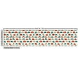 thumbnail image 2 of Cars Fabric by the Yard Upholstery, Cheerful Boy Play Things in Doodle Style with Many Different Vehicles, Decorative Fabric for DIY and Home Accents, 5 Yards, Scarlet Teal Tan by Ambesonne, 2 of 4