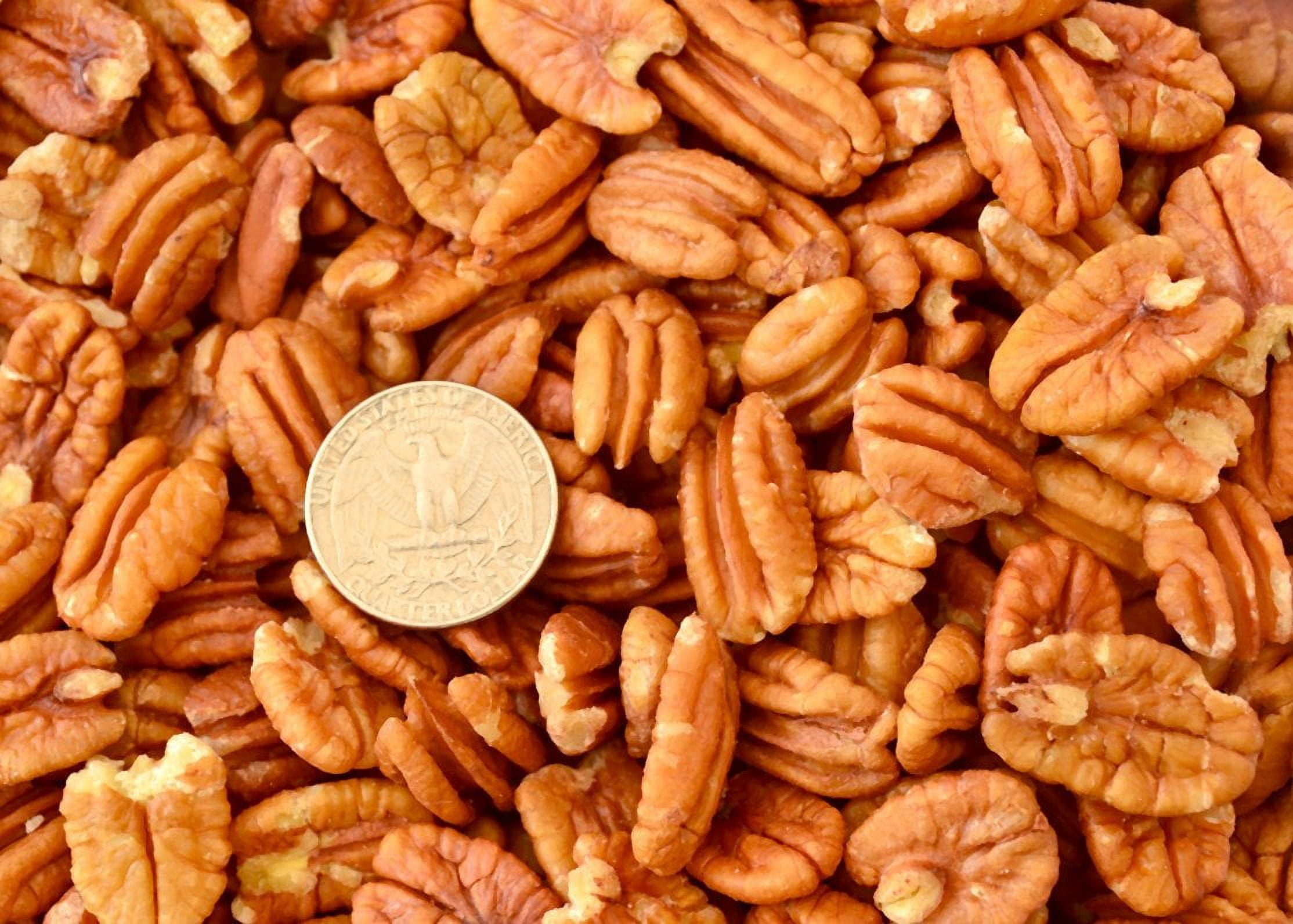 Just harvested Unsprayed Raw Wild-Harvested 2 lb Certified Pesticide-Free Fresh Texas Native Pecan Halves-Fresh Direct Ship