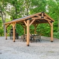 thumbnail image 2 of Backyard Discovery 20' x 12' Norwood Cedar Gazebo, 2 of 9