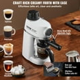 thumbnail image 4 of VEVOR Machine à Expresso 3,5 Bars, 4 Tasses avec Buse Vapeur pour Lait, 4 of 9