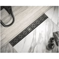 thumbnail image 3 of HEATGENE 12-Inch Linear Shower Drain in Venetian Bronze - Stainless Steel Rectangular Shower Floor Drain - Removable Decorative Cover - Adjustable Leveling Feet - CUPC Certified, 3 of 7