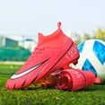 thumbnail image 5 of Zapatos de fútbol para hombre, botas de fútbol antideslizantes para exteriores, zapatillas profesionales de tacos, zapatillas deportivas ultraligeras para entrenamiento de hierba, 5 of 5