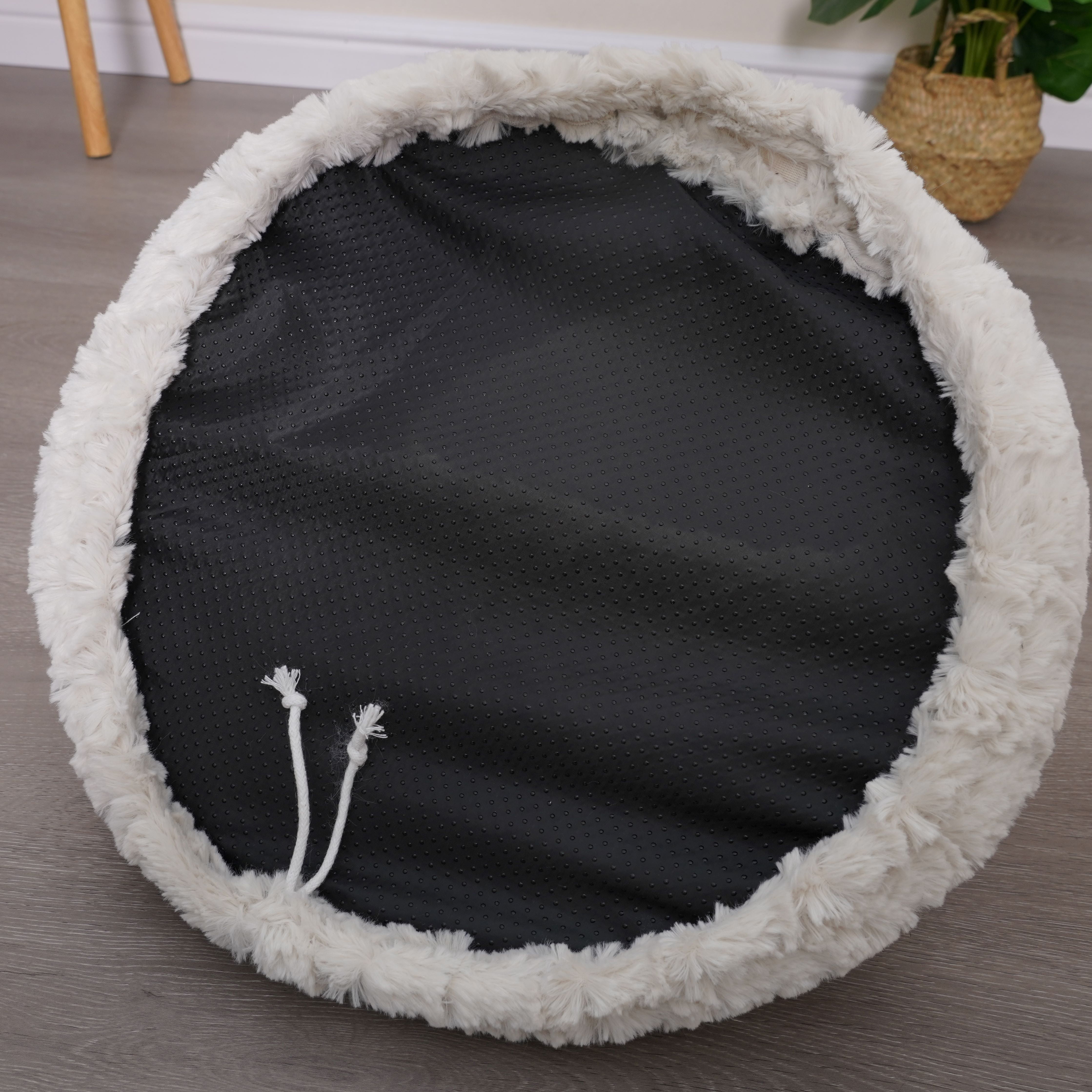 PetPals Anxiety Calming & Washable Kitten Cat Bed-Rose Cradle