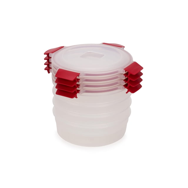 Juego de recipientes para almacenamiento de alimentos Joseph Joseph Nest Lock, 8 piezas