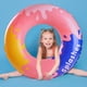 thumbnail image 1 of Tubo de flotadores de piscina Anillo de natación estampado suave y resistente para vacaciones en la playa (80), 1 of 8