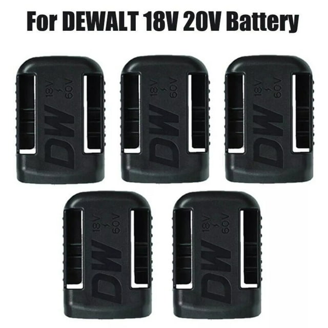 5Packs Tool Mount Storage Bracket For Makita/Bosch/Dewalt/Milwaukee 18V Li-ion Battery Tool Machine Drill Holder Slots Stand