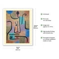 thumbnail image 2 of The Archangel (Der Erzengel) - From an Original Cubism Abstract Painting by Paul Klee c.1938 - Fine Art Matte Paper Print (Unframed) 16x20in, 2 of 4
