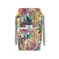 thumbnail image 3 of DIXRUYEE Beach Cooler Travel Tote Bags Beach Bag Fashion Flamingo in A Garden Of Colors Printed, 3 of 7