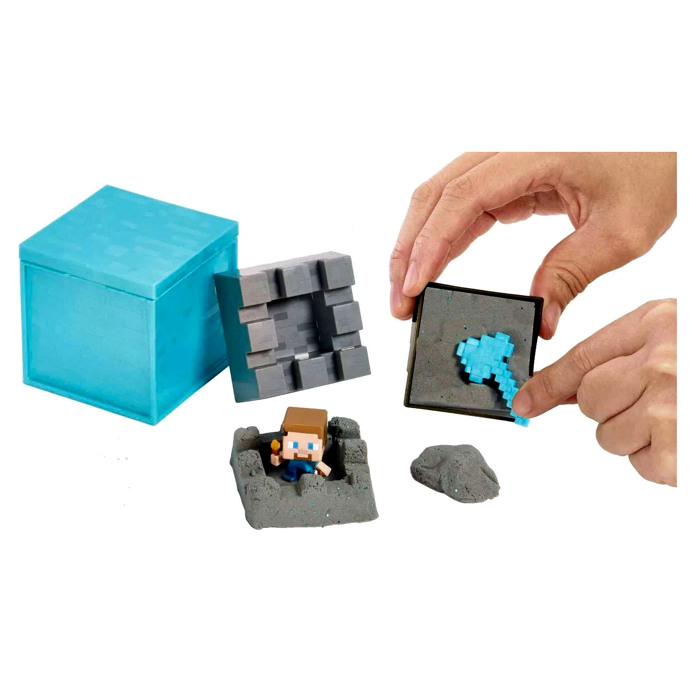 Minecraft Mini Mining Set, Elementals # 3, with Moldable Sand