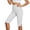 White, variant on hotojiny Womens Bermuda Long Shorts Knee Length Capris Athletic Shorts Slim Leg High Waisted Butt Lifting Summer Workout Shorts Women
