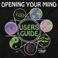 thumbnail image 2 of Cool Opening Your Mind Users Guide Womens Slim Fit Graphic Tee Brisco Brands S, 2 of 5