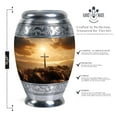 thumbnail image 2 of Large Urns For Human Ashes - Funeral Urns For Adult Ashes Women - Urn For Human Ashes Adult Male - Large Urns For Human Ashes Adult - Decorative Urns - Urns For Adults Men (size - 10inch), 2 of 5