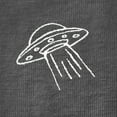 thumbnail image 2 of Dalix UFO Embroidered Cotton Classic Fit Long Sleeve Crewneck Tee Shirt Mens in Asphalt Gray 4XL XXXX-Large, 2 of 5