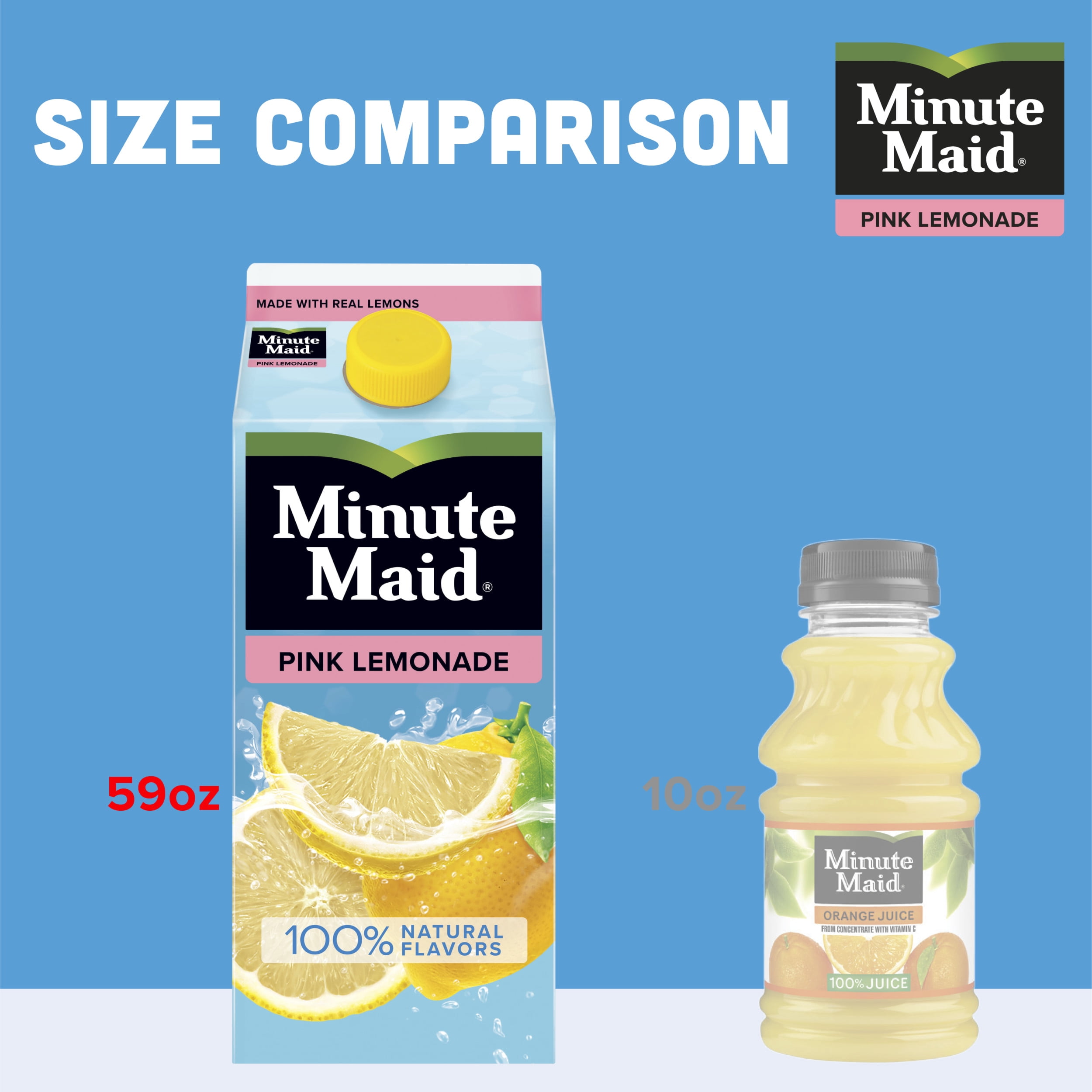 Minute Maid Pink Lemonade, Fruit Drink, 59 fl oz