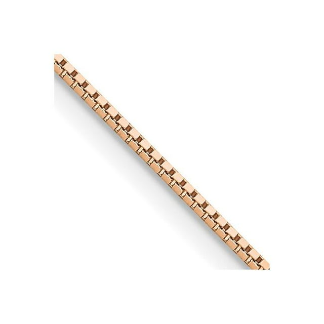 Quality Gold RSC44-24 14K Rose Gold 0.95 mm 24 in. Box Chain
