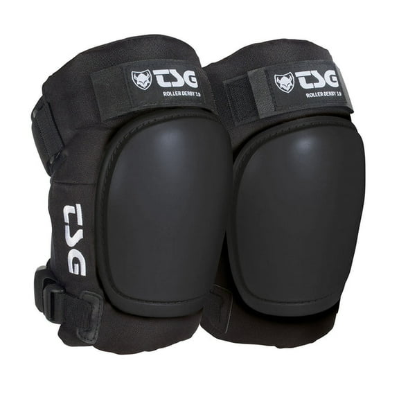 TSG Roller Derby 3.0 Skate Knee Pads – Hard Shell Protection, EVA Foam Padding, Open-Back Design