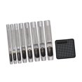thumbnail image 3 of veasfak Leather Hole Punch Cutter Kit Leather Stitching Punch Tool for Leather Belts C, 3 of 9
