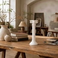 thumbnail image 5 of Set of 3 White Resin Roman Column Candle Holders | Classic Vintage Pillar Candlestick for Wedding, Table Centerpiece & Home Decor, Greek Style Candlestick for Candles, 5 of 7