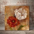 thumbnail image 2 of Courtside Market Flower Duet I Gallery-Wrapped Canvas Wall Art, 16x16, 2 of 5