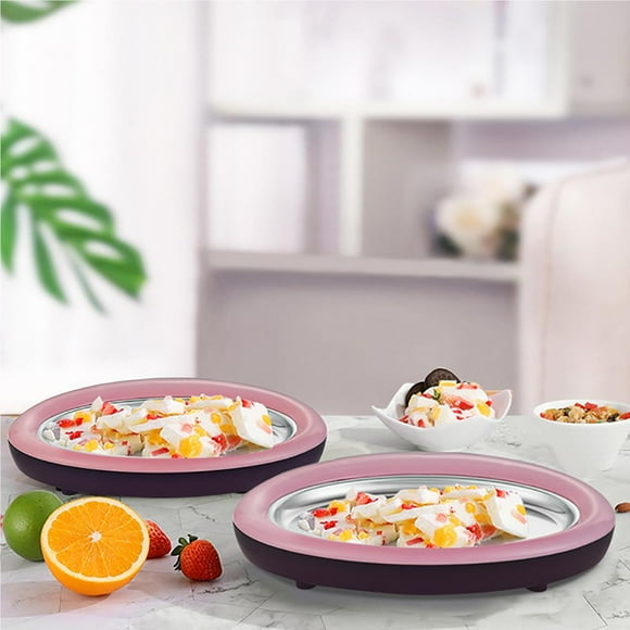 Langgg Fried Yogurt Machine Household Small Ice Maker Children Fried Ice Cream Roll Machine Yogurt Maker for Kid Child