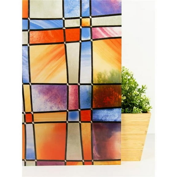 590 x 17.71 in. Rhombus Window Film