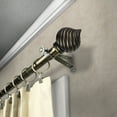 thumbnail image 2 of Berenice 13/16" Bay Window curtain rod 20"-36", 38"-72" - Antique Brass,(ABay-93-4), 2 of 3