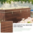 thumbnail image 7 of POTEBAN Patio Furniture Set, 7-Piece Outdoor Sectional All-Weather Wicker Patio Conversation Set for Backyard (Beige Cushions with Brown Rattan), 7 of 7