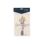 Bridal shower party game book, floral bouquet (Available in a pack of 24)