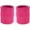 Neon Pink, variant on 4” Solid Color Sport Arm Sweatbands Pair, White