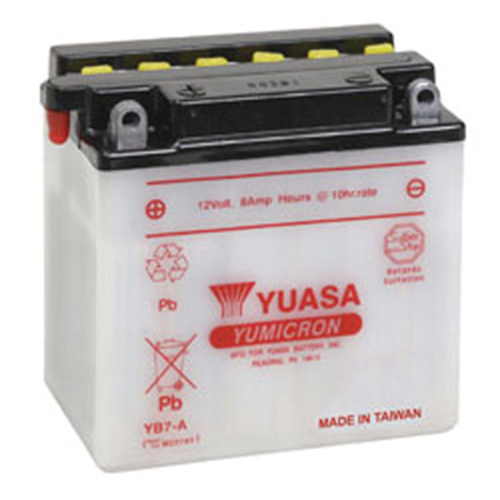 UPC 012415000087 product image for YUASA YB7-A YUMICRON-12 VOLT BATTERY | upcitemdb.com