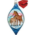 thumbnail image 2 of GDeBrekht 757-002 Riding Family Glass Ornament Drop, 2 of 2